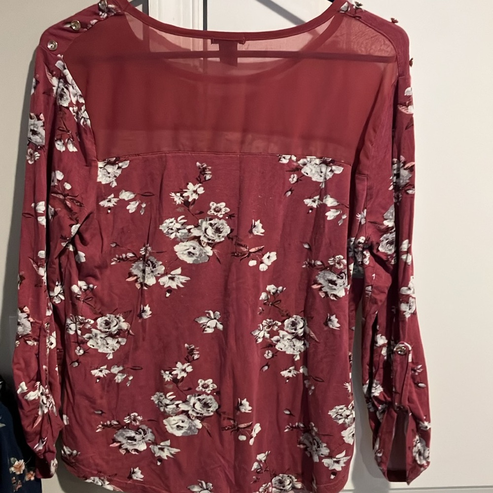 Rue21 Floral Dress Shirts (2 Lot Bundle) - Picture 11 of 12